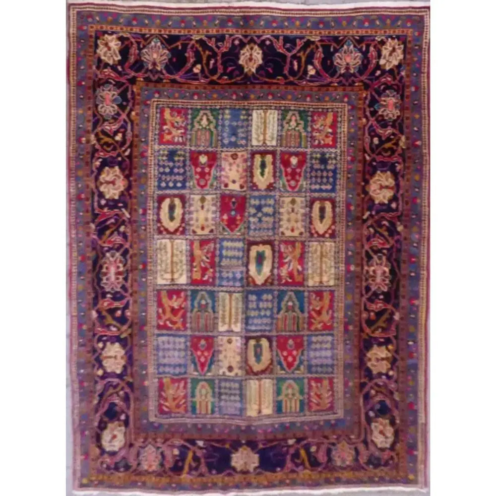 One Of The Kind Persian Bakhtiar Rug 10'4" x 7'1" zandirugs